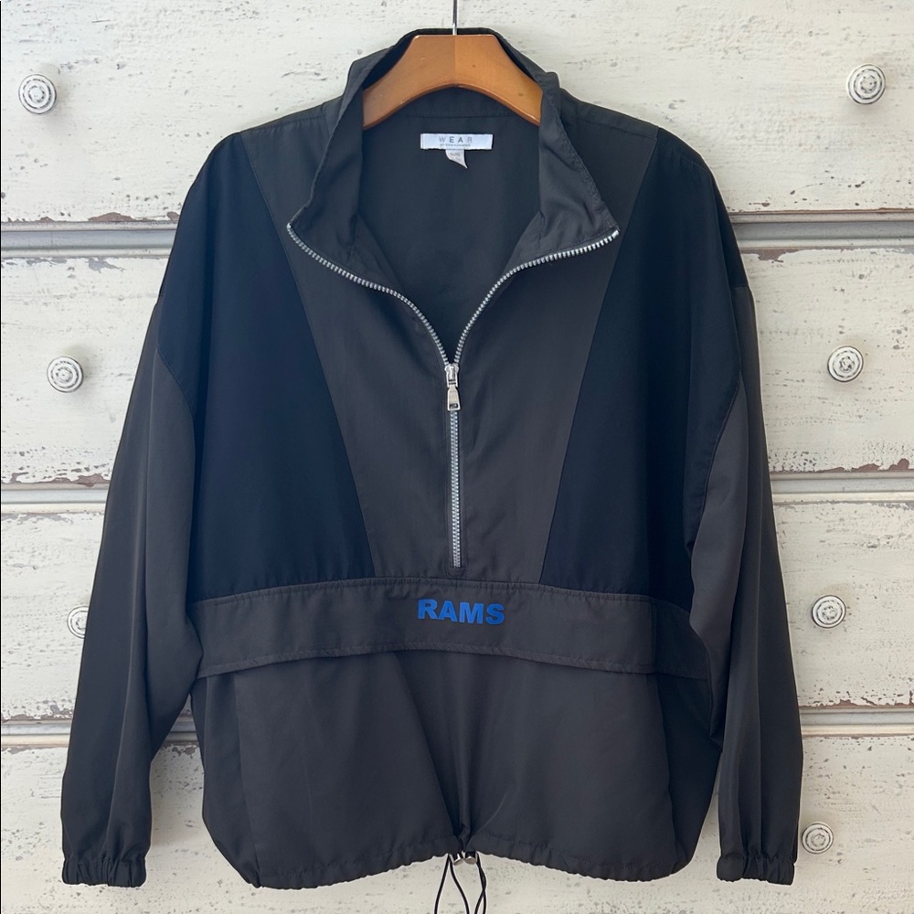 WEAR by Erin Andrews LA Rams NFL Pullover Windbreaker XL